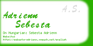 adrienn sebesta business card